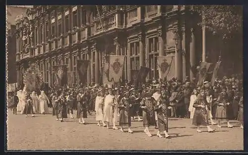 AK Bruges, Procession du Saint-Sang