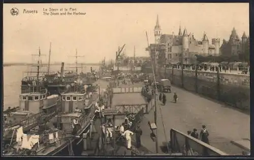 AK Anvers, Le Steen et le Port