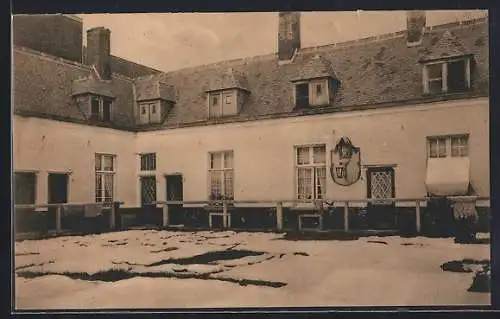 AK Antwerpen, Zicht op het Landschot Godshuis Falcon straat