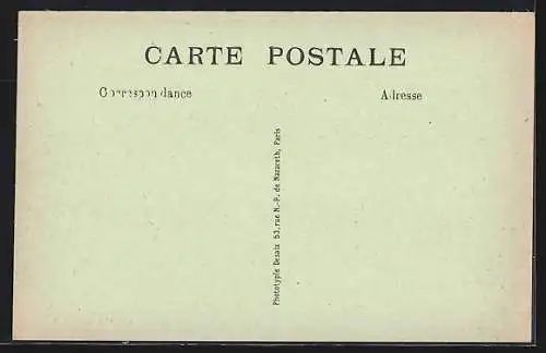 AK Appoigny, Rue de l`Église, Strassenpartie
