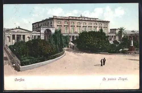 AK Corfou, Le palais Royal