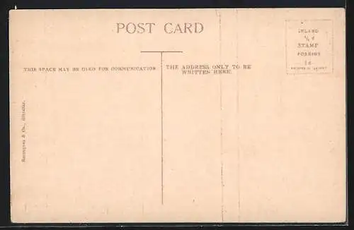 AK Gibraltar, Southport Street, Abendstimmung in einer Strasse