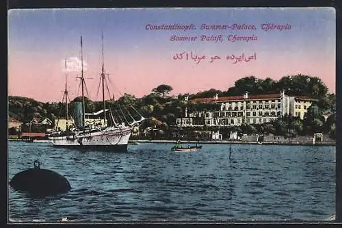 AK Constantinople, Summer-Palace, Thérapia