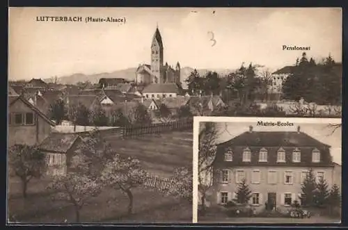 AK Lutterbach, Mairie-Ecoles, Pensionnat