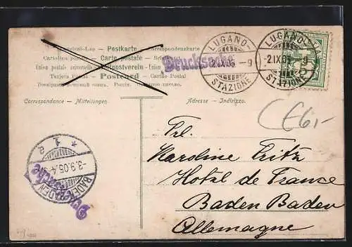 AK Lavendaie ticinesi, Waschfrauen im Teesin