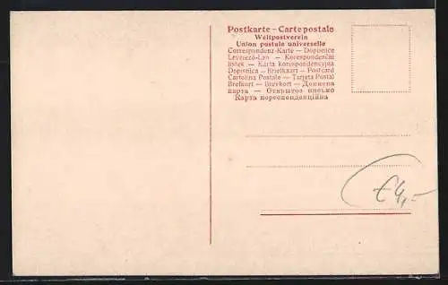 AK Das spanische Königspaar, Alfons XIII. und Victoria Eugenia
