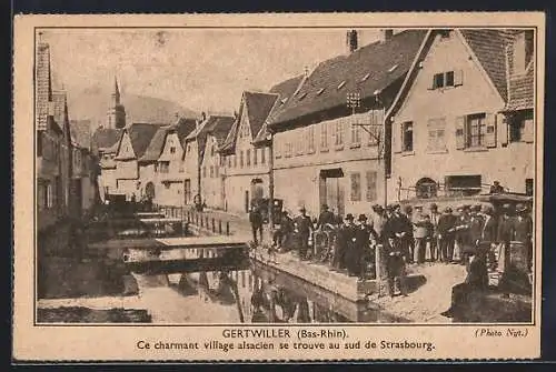 AK Gertwiller, Ce charmant village alsacien se trouve au sud de Strasbourg