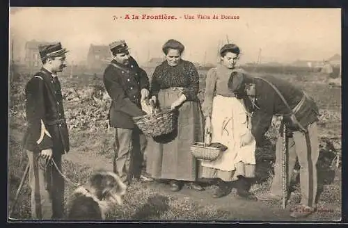 AK A la Frontière, Une Visite de Douane