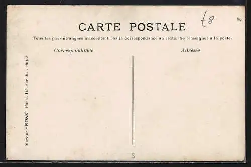 Foto-AK Pilot Lefebure in seinem Wright Ariel Doppeldecker über Reims 1909