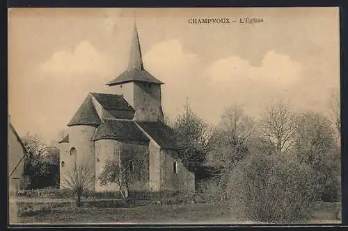 AK Champvoux, L`Église