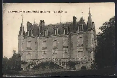 AK Beaumont-la-Ferrière, Le Château