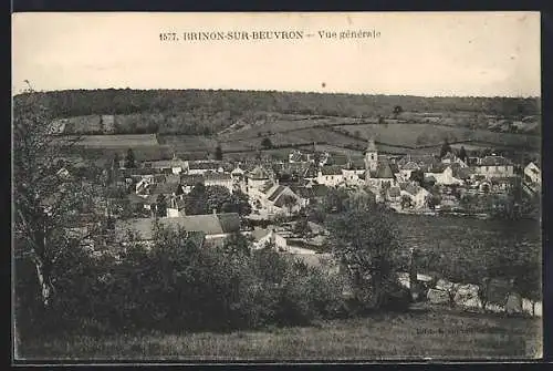 AK Brinon-sur-Beuvron, Vue générale du village et paysage environnant