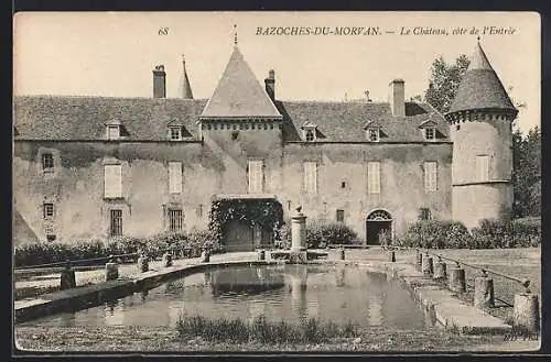AK Bazoches-du-Morvan, Le Château, côté de l`entrée