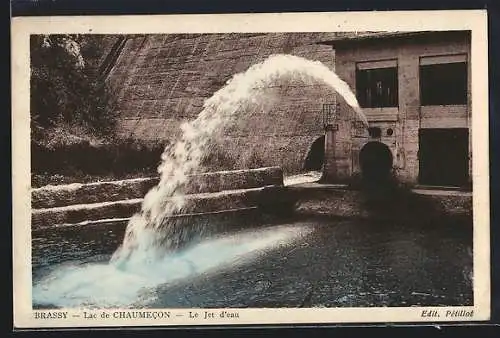 AK Brassy, Lac de Chaumecon, Le Jet d`eau