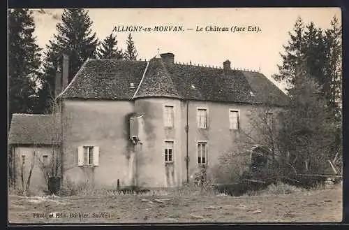 AK Alligny-en-Morvan, Le Château (face Est)