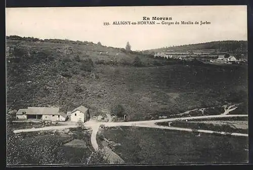 AK Alligny-en-Morvan, Gorges du Moulin de Jarles