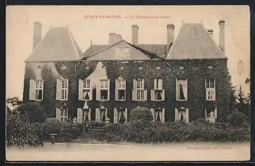 AK Aunay-en-Bazois, Le Château (côté nord)