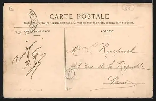 AK Aunay-en-Bazois, Le Château (côté nord)