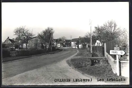 AK Charrin, Les Arbelats et la route D269 vers Fours
