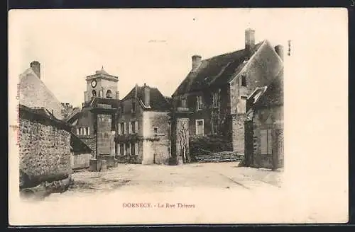 AK Dornecy, La Rue Thireau