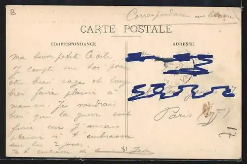 AK Decize, La Saulaie et route bordée d`arbres