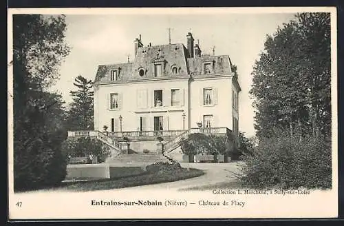 AK Entrains-sur-Nohain, Château de Flacy
