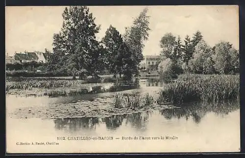 AK Châtillon-en-Bazois, Bords de l`Aron vers le Moulin