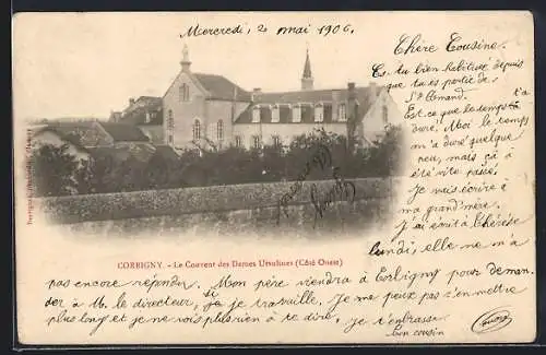 AK Corbigny, Le Couvent des Dames Ursulines (Côté Ouest)