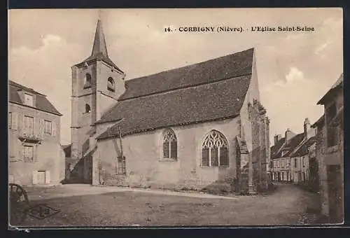 AK Corbigny, L`Église Saint-Seine