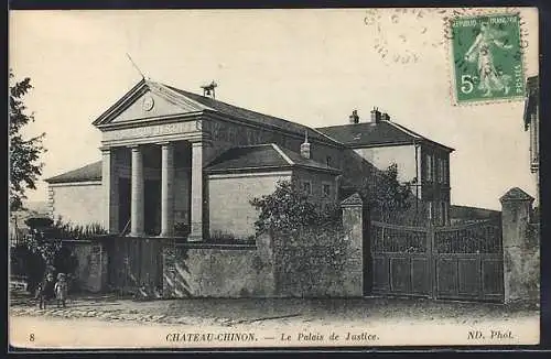 AK Château-Chinon, Le Palais de Justice