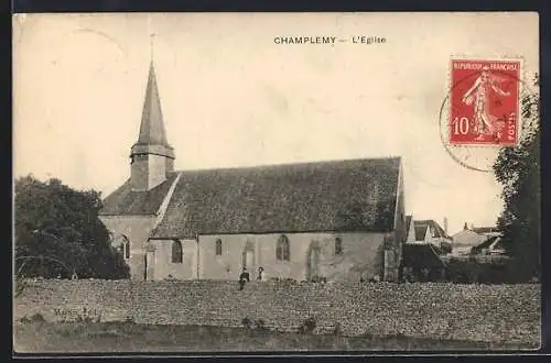 AK Champlemy, L`Église