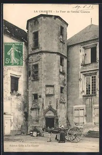 AK La Charité, La Tour de l`ancien Couvent