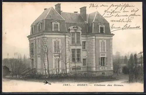 AK Donzy, Château des Ormes