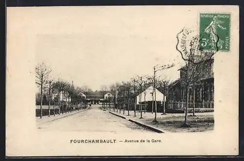 AK Fourchambault, Avenue de la Gare
