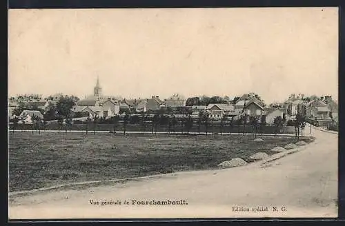 AK Fourchambault, Vue générale du village
