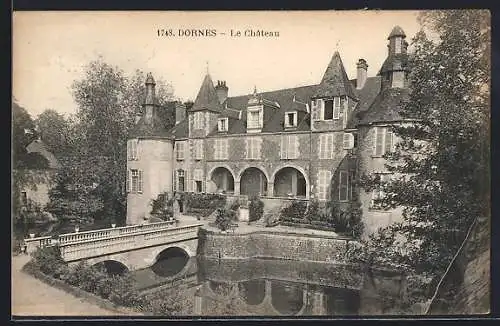 AK Dornes, Le Château et le pont pittoresque