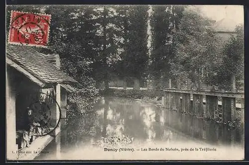 AK Donzy, Les Bords du Nohain près de la Tréfilerie