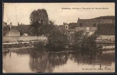 AK Dornecy, Vue prise de l`Ancien Moulin