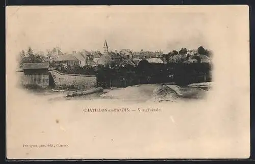 AK Châtillon-en-Bazois, Vue générale