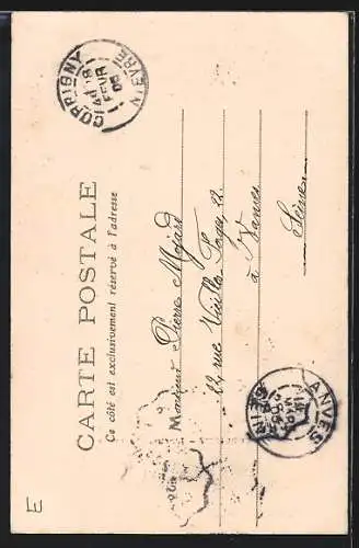 AK Corbigny, L`Entrée des Écoles