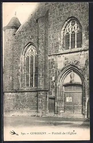 AK Corbigny, Portail de l`Église