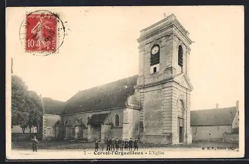 AK Corvol-l`Orgueilleux, L`Église et sa tour imposante