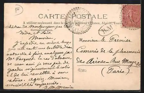 AK Chaulgnes, Rue des Fontaines avec vue sur l`église et maisons environnantes