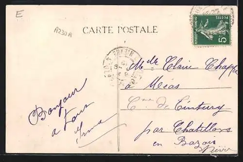 AK Crux-la-Ville, Vue d`ensemble prise du Clocher