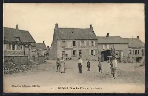 AK Bazolles, La Place et les Écoles