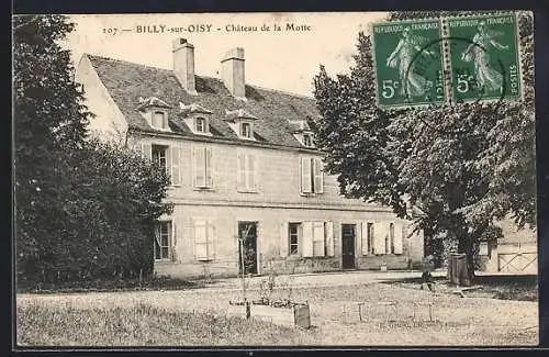 AK Billy-sur-Oisy, Château de la Motte