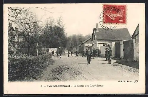 AK Fourchambault, La Sortie des Chevillettes