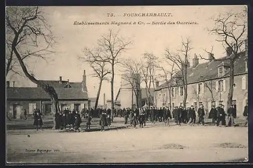 AK Fourchambault, Établissements Magnard & Cie, Sortie des Ouvriers
