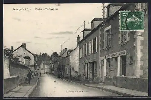 AK Donzy, Postes et Télégraphes