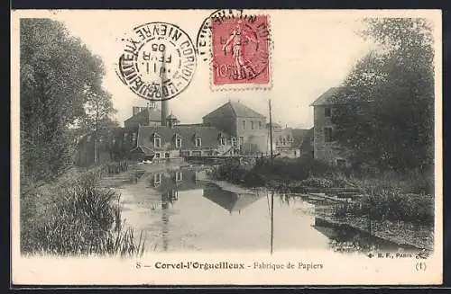 AK Corvol-l`Orgueilleux, Fabrique de Papiers